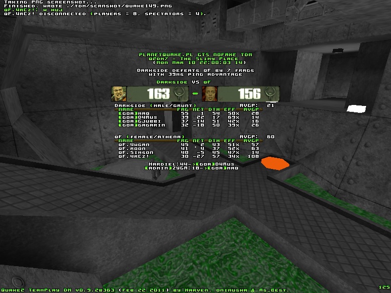 q2dm7 screen