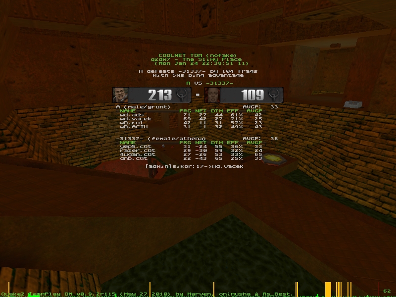 q2dm7 screen