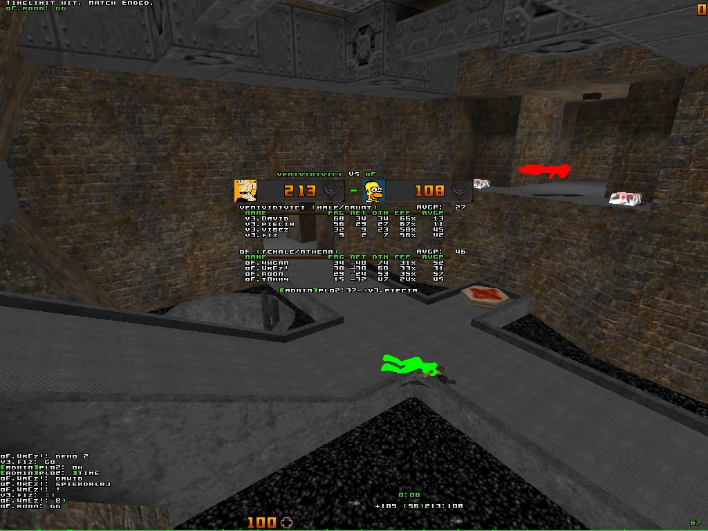 q2dm7 screen