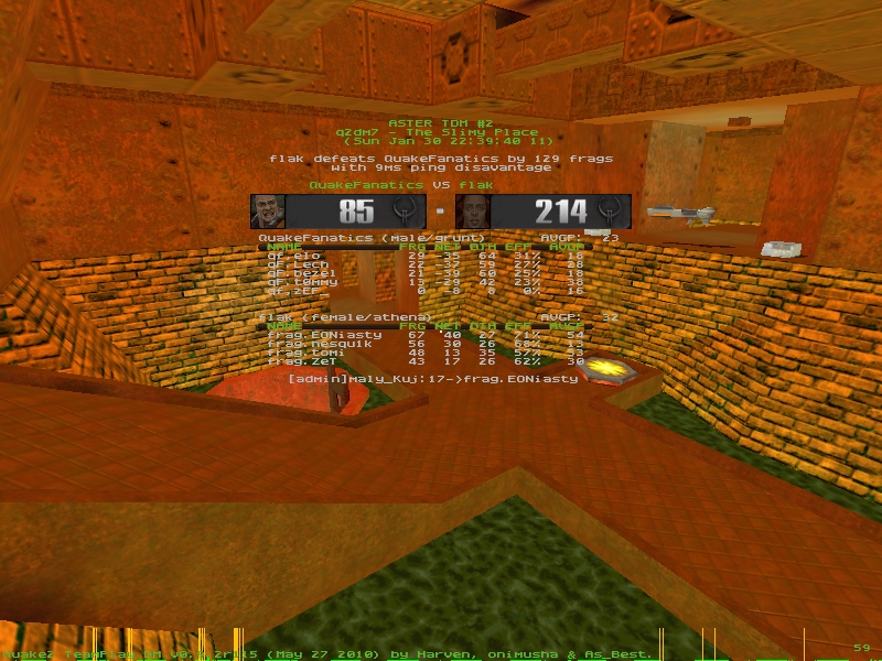 q2dm7 screen