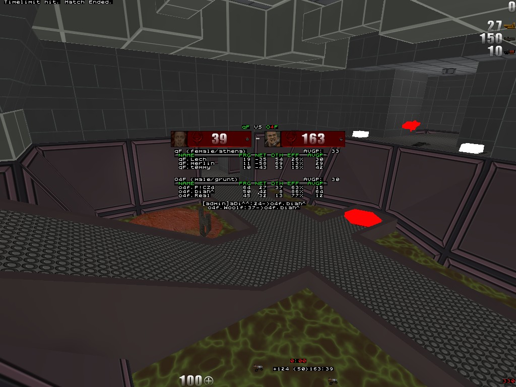 q2dm7 screen