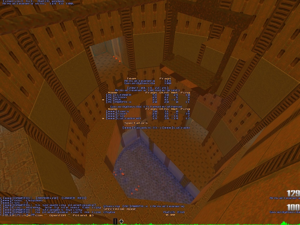 Q2DM2 screen