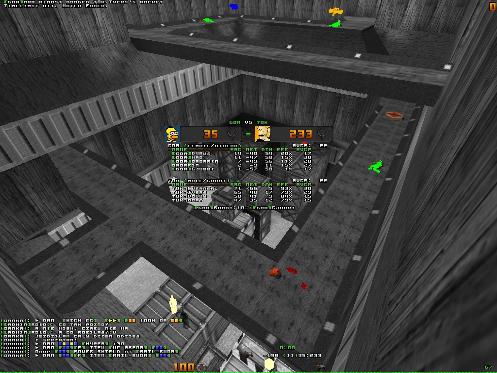 q2dm8 screen