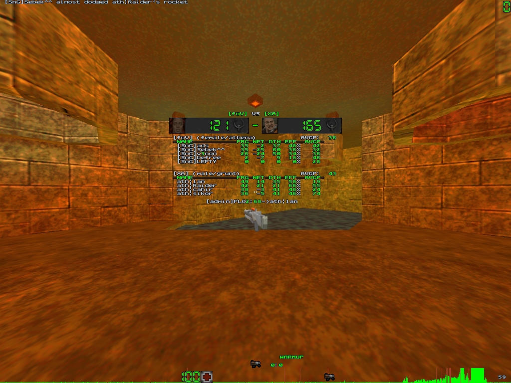 q2dm7 screen