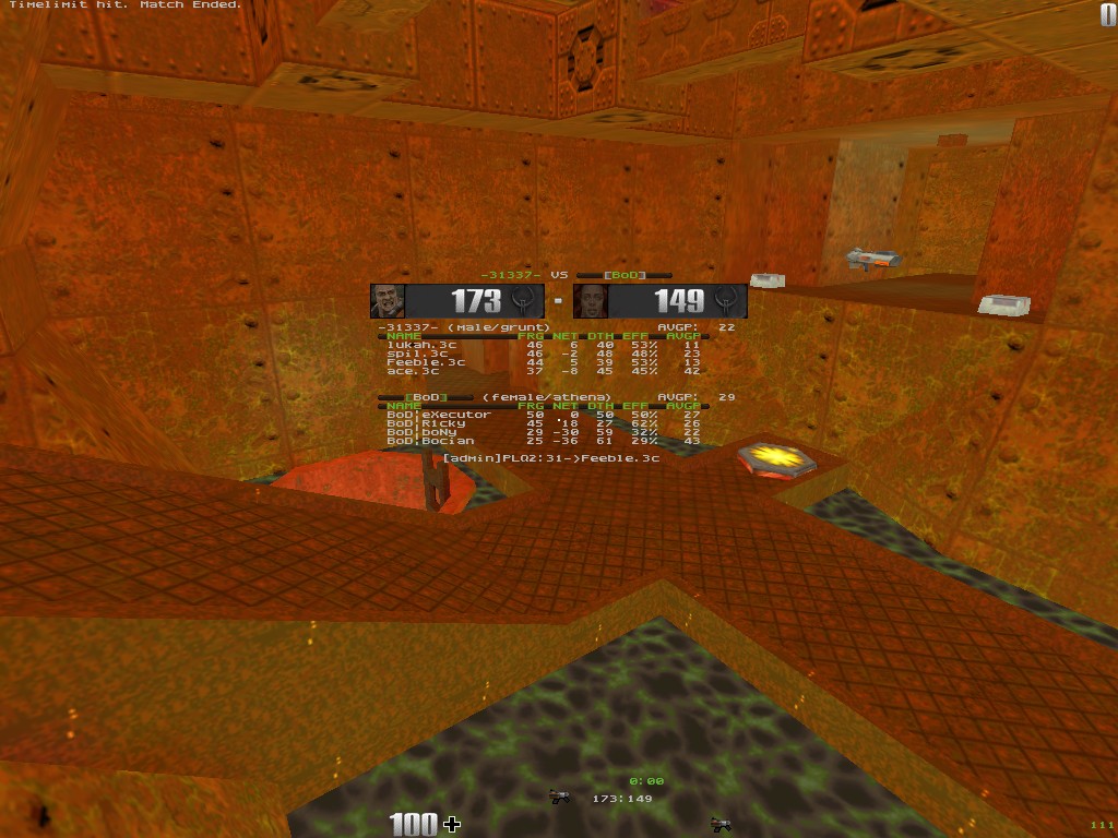 q2dm7 screen