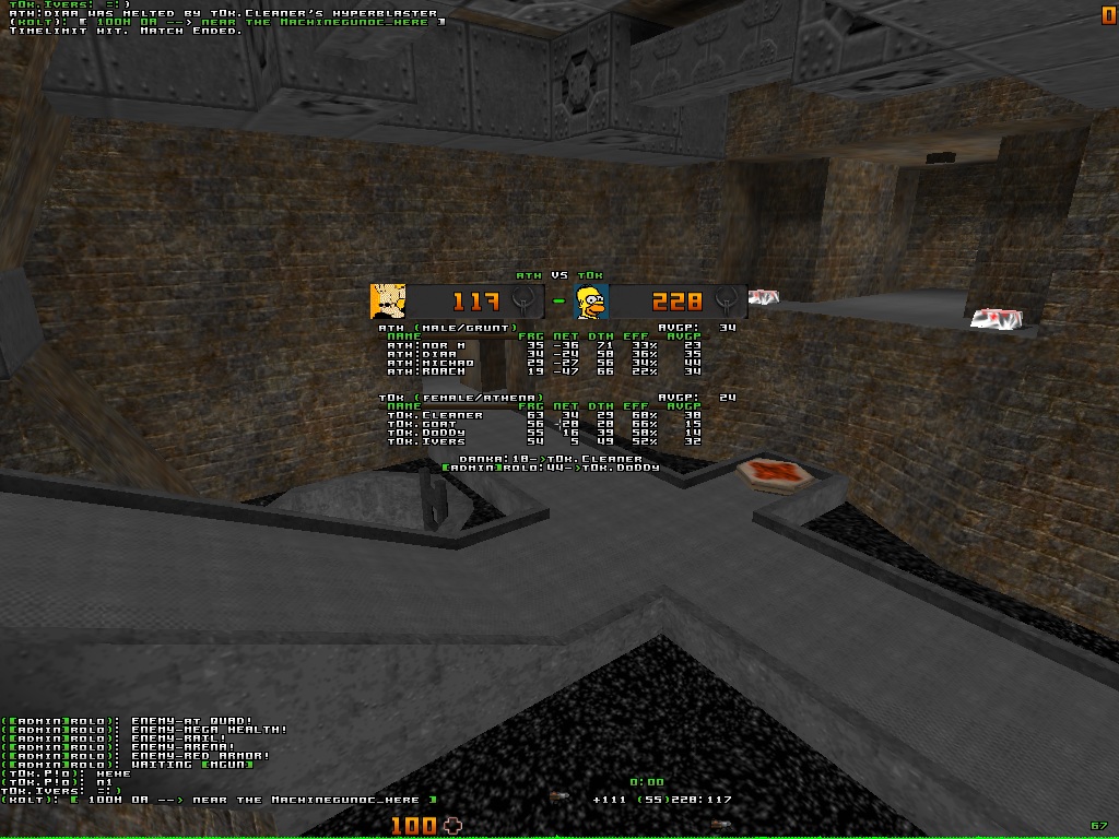 q2dm7 screen