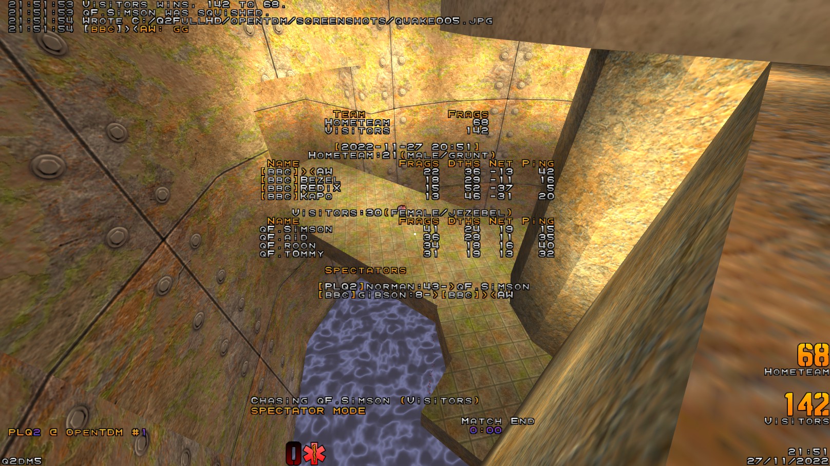q2dm5 screen