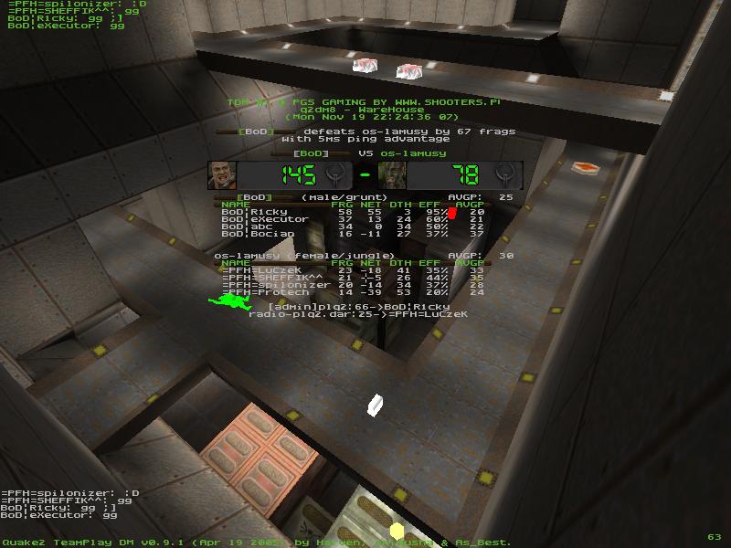 q2dm8 screen