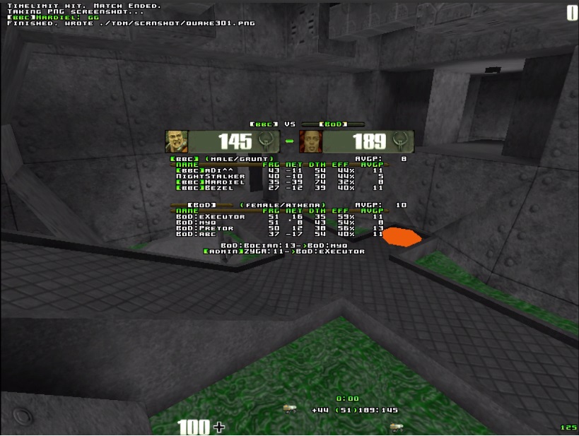 q2dm7 screen