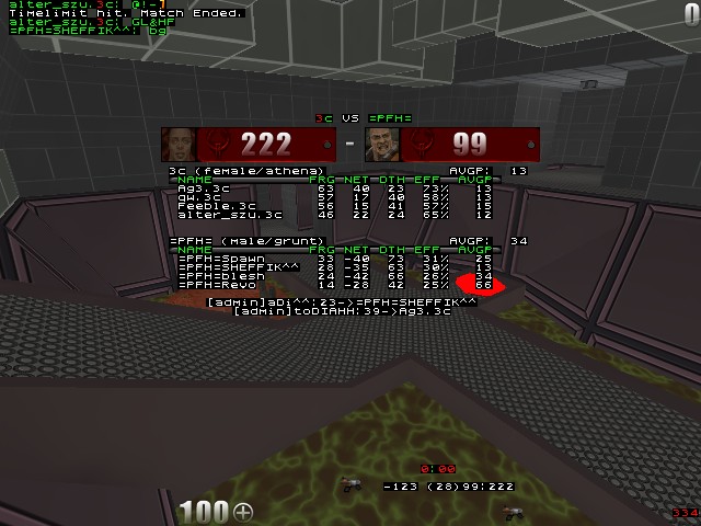 q2dm7 screen