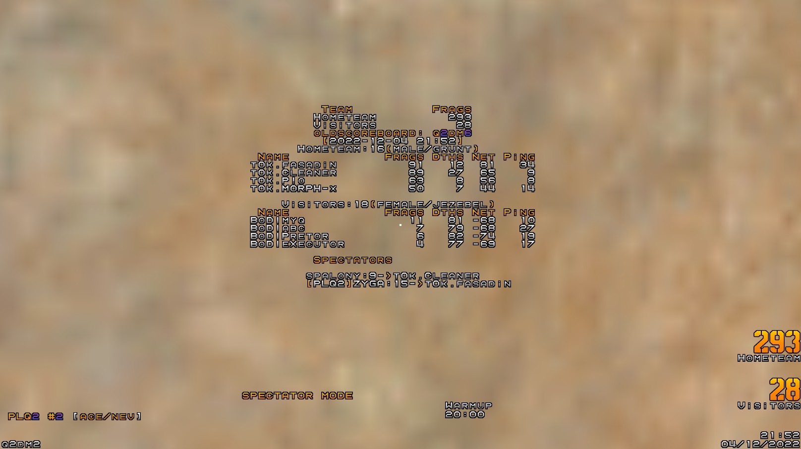 q2dm6 screen