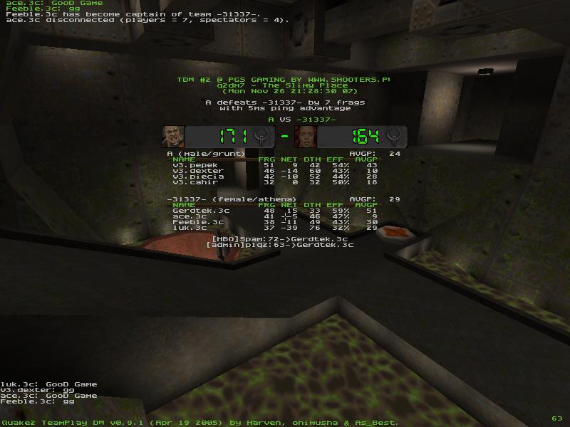 q2dm7 screen