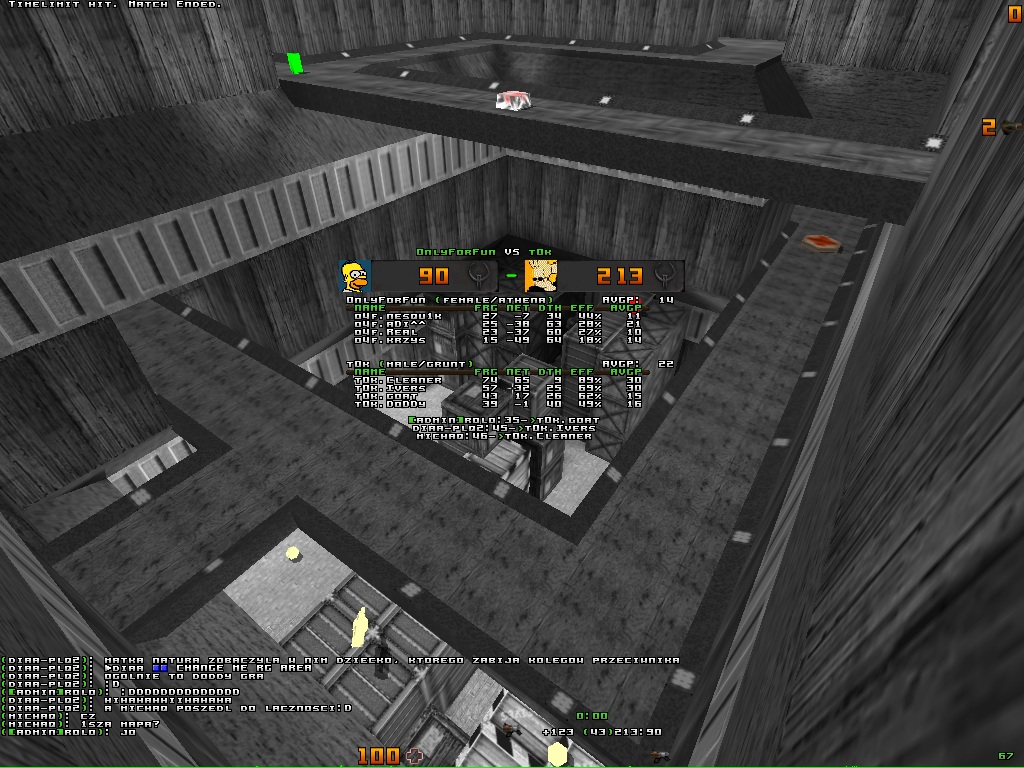 q2dm8 screen