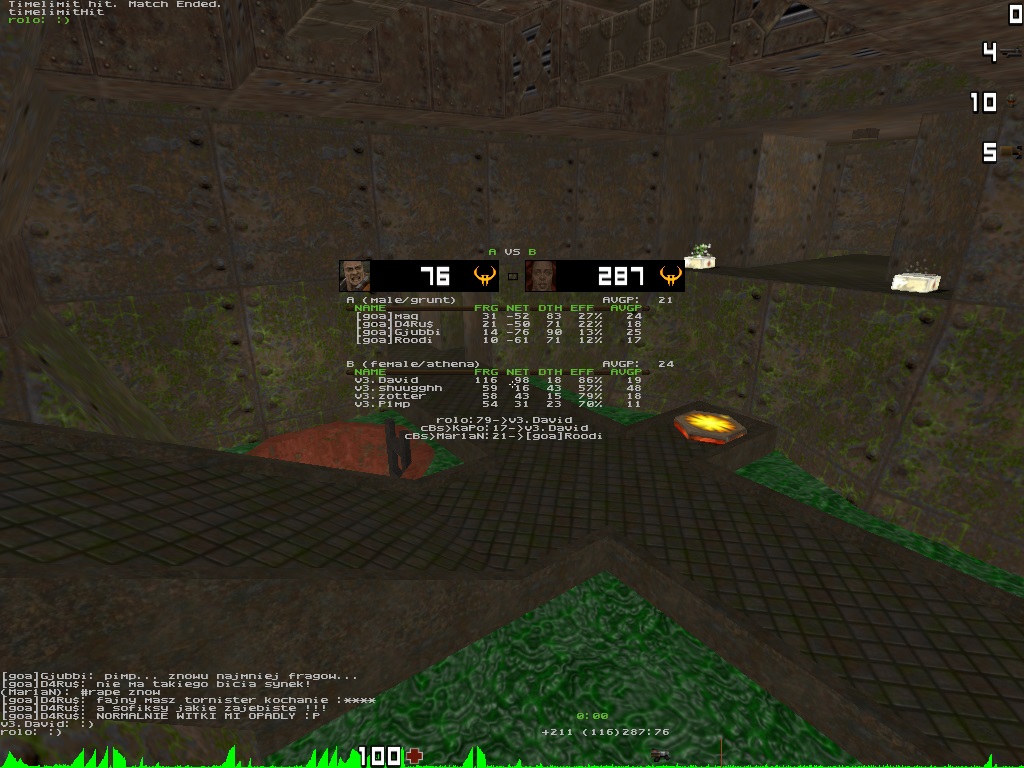 q2dm7 screen