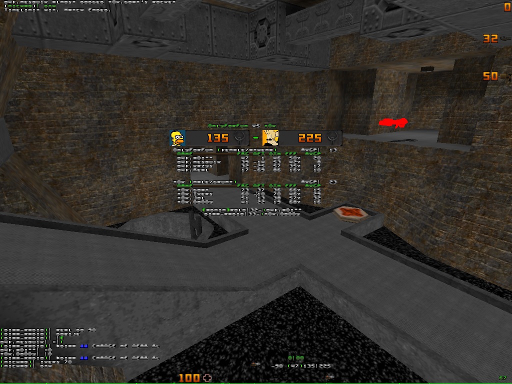 q2dm7 screen