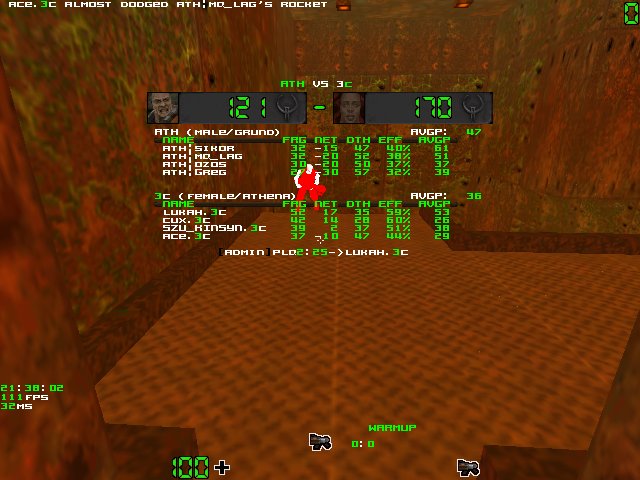 q2dm7 screen