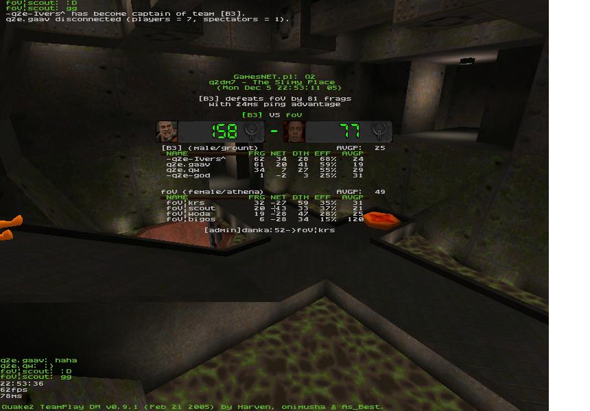 q2dm7 screen