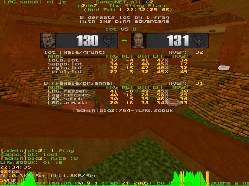 q2dm7 screen