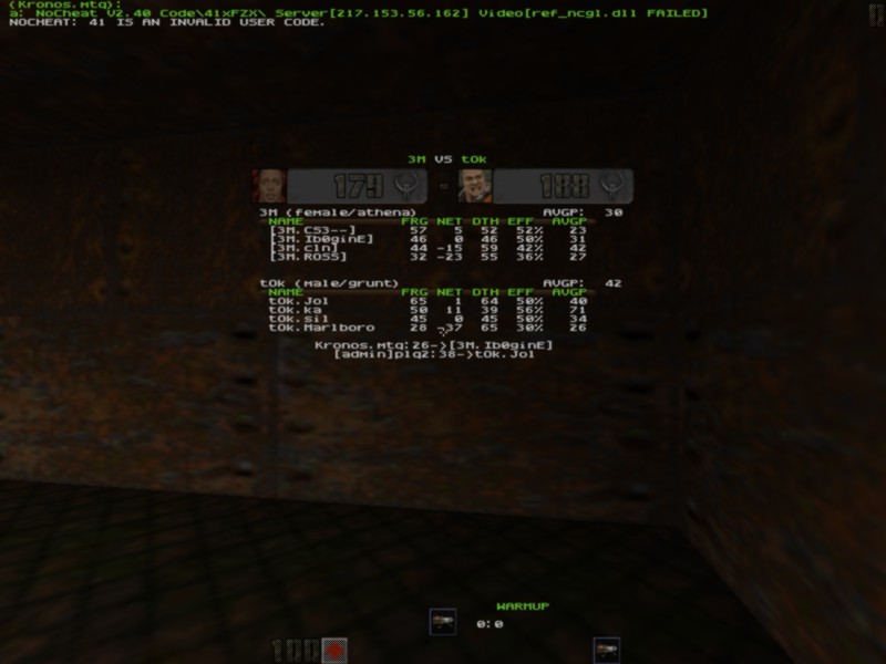 q2dm7 screen