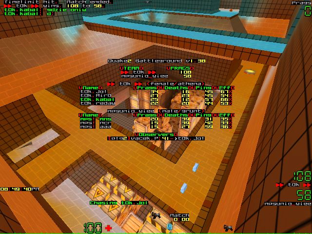 q2dm8 screen