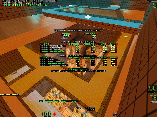 q2dm8 screen