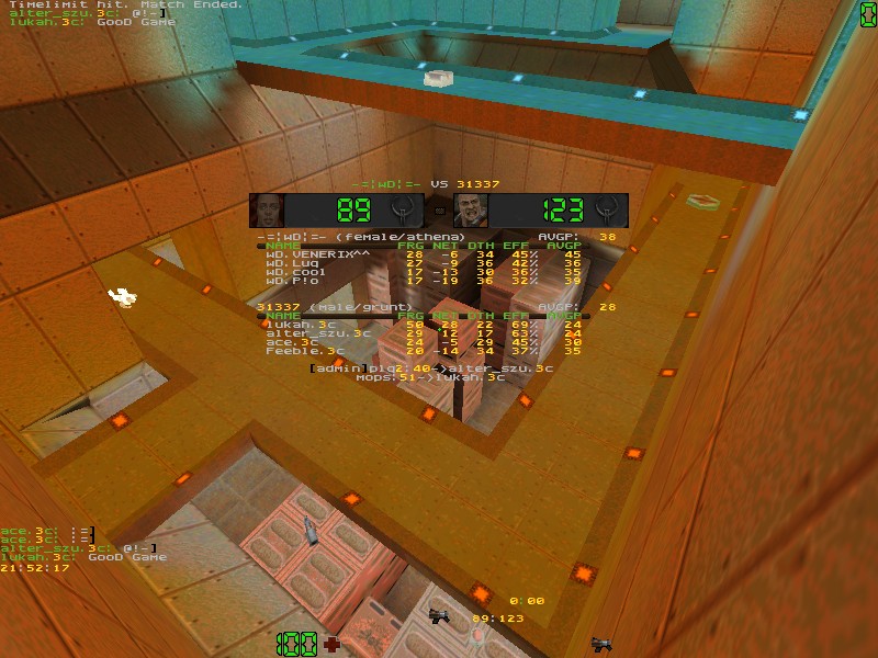 q2dm8 screen
