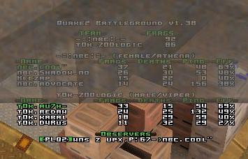 q2dm8 screen