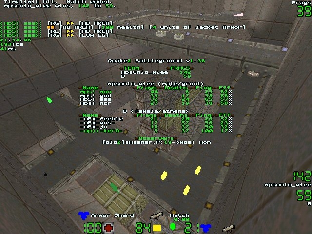 q2dm8 screen