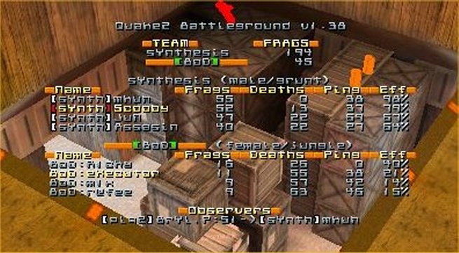 q2dm8 screen